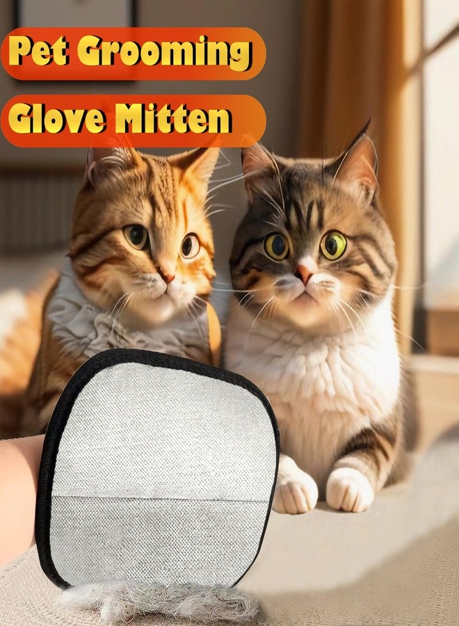 BENACES 3 Pack Pet Hair Removal Gloves, Pet Grooming Glove, Reusable Cat Dog Electrostatic Hair Remover Grooming Mitten, for Cleaning Pet Hair From Sofas, Clothing, Carpets, Furniture, and Car Seats - Image 3
